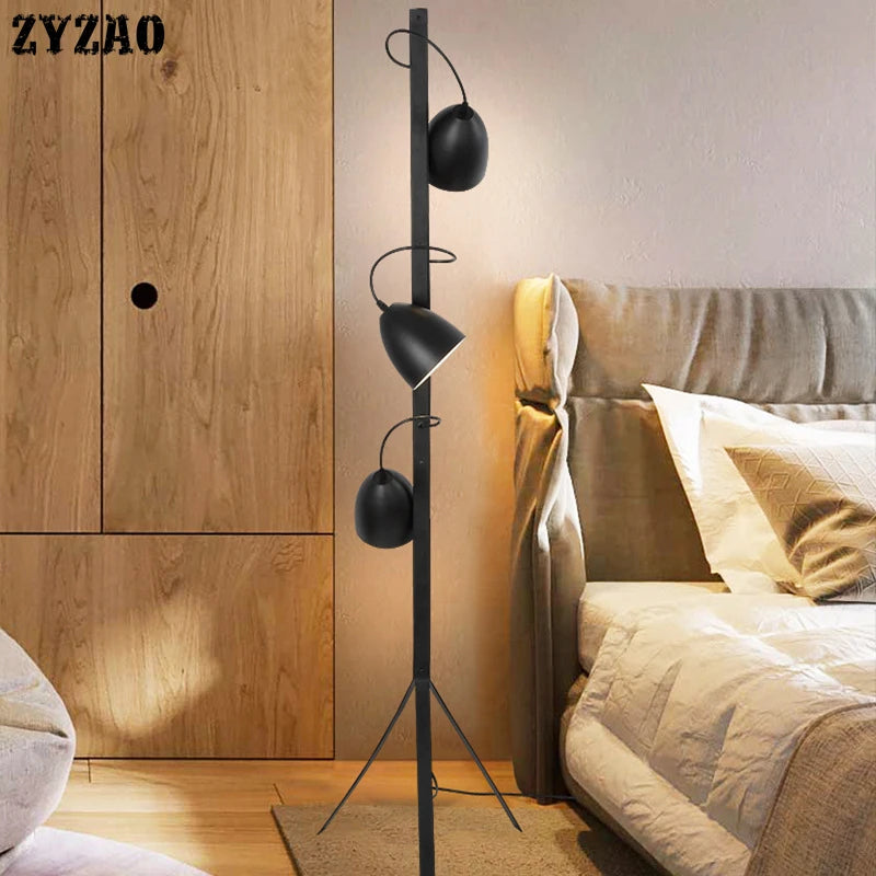 lampadaire nordique design créatif en fer pour intérieur - vue 4 sur 7