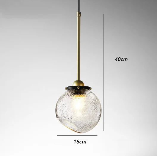 suspension en verre nordique créative pour restaurants et boutiques - vue 10 sur 10