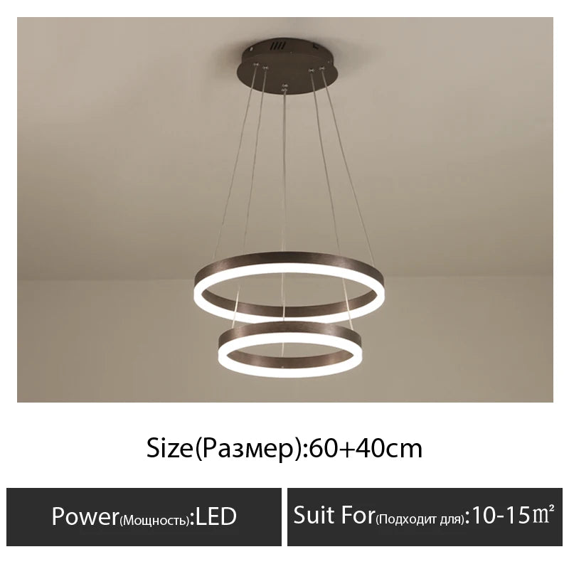 lustre moderne pour éclairage intérieur décoratif suspendu - vue 11 sur 18