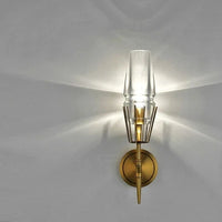 applique murale rétro nordique en cristal led décoration maison