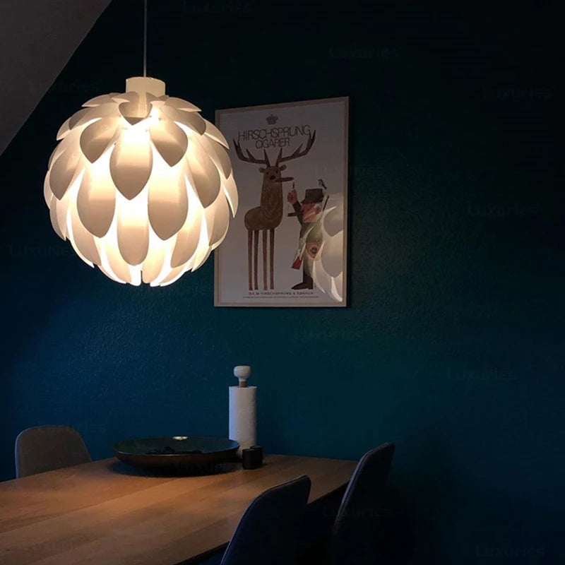 suspension moderne en forme de pomme de pin pour décoration créative - vue 5 sur 10