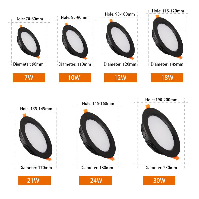 plafonnier led encastrable ultra fin pour éclairage intérieur - vue 4 sur 7