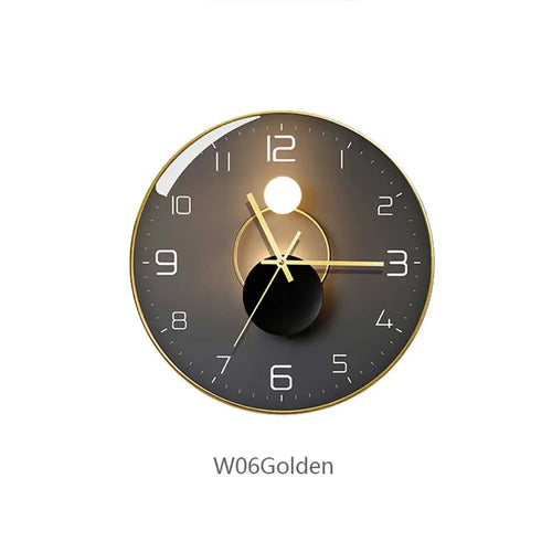 horloge murale en verre design moderne créatif géométrique décorative - vue 19 sur 18