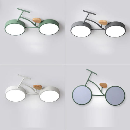 Plafonnier LED au design nordique moderne - vue 6 sur 9