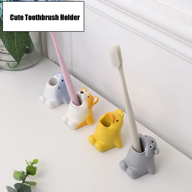 porte-brosse à dents en céramique support multifonction pour rangement - vue 2 sur 14