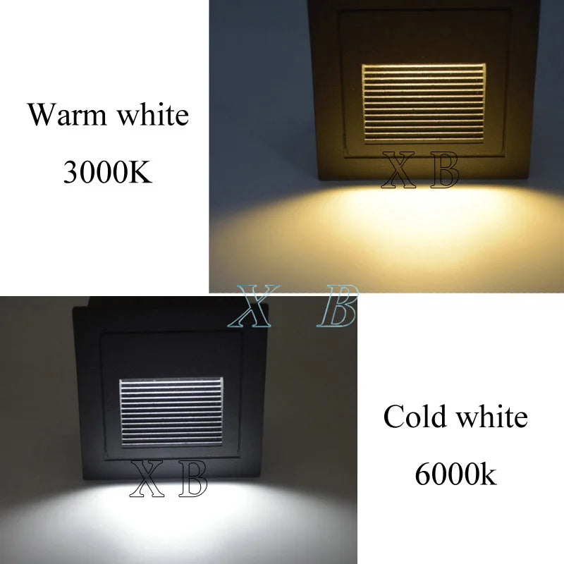 applique murale led étanche pour escaliers et marches extérieures - vue 10 sur 14