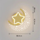 applique murale led étoile et lune pour décoration intérieure