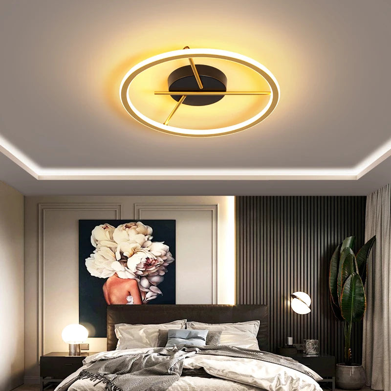 plafonnier moderne télécommandé pour intérieur villa restaurant hôtel - vue 4 sur 12