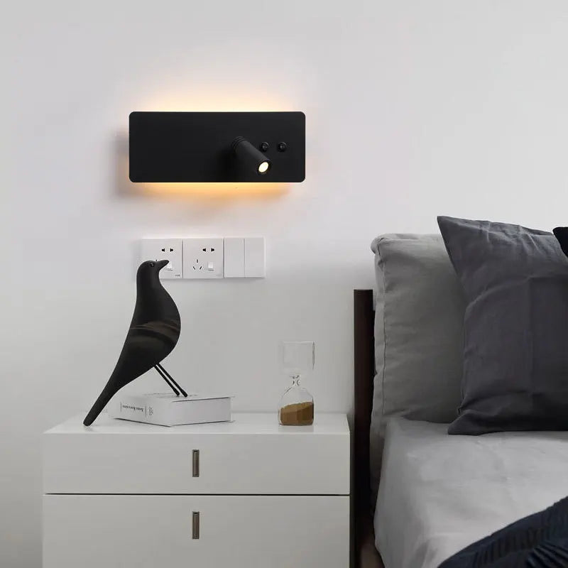 lustre led minimaliste avec interrupteur de projecteur déco - vue 4 sur 14