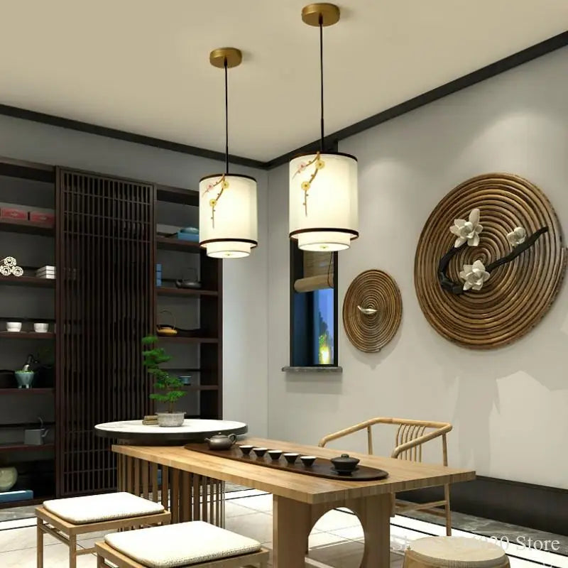 suspension zen en cuivre pour décoration intérieure moderne - vue 3 sur 12