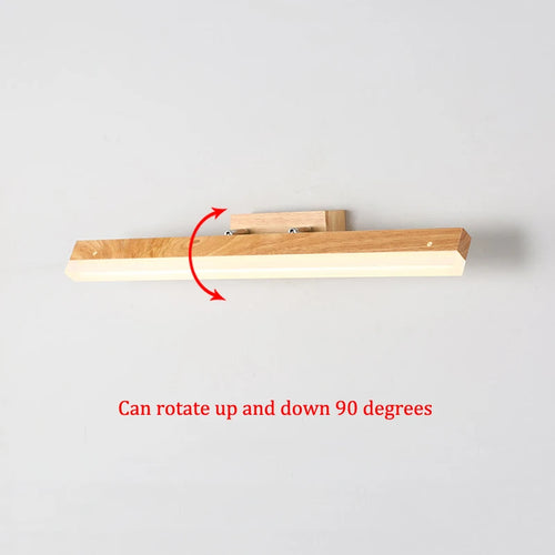 applique murale led en bois au design nordique moderne pour intérieur - vue 3 sur 6