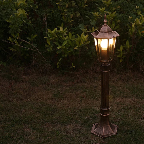 lampe de jardin extérieure rétro pour les espaces extérieurs et les allées - vue 5 sur 8