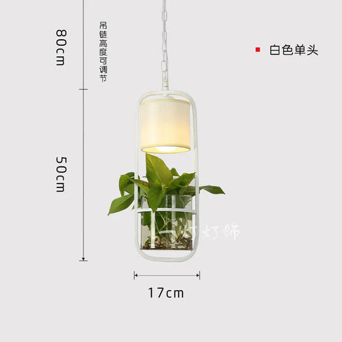 suspension moderne en forme de plante chinoise pour bar et restaurant - vue 14 sur 13