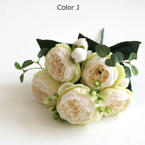 bouquet de fleurs artificielles pour décoration de jardin et mariage - vue 12 sur 18