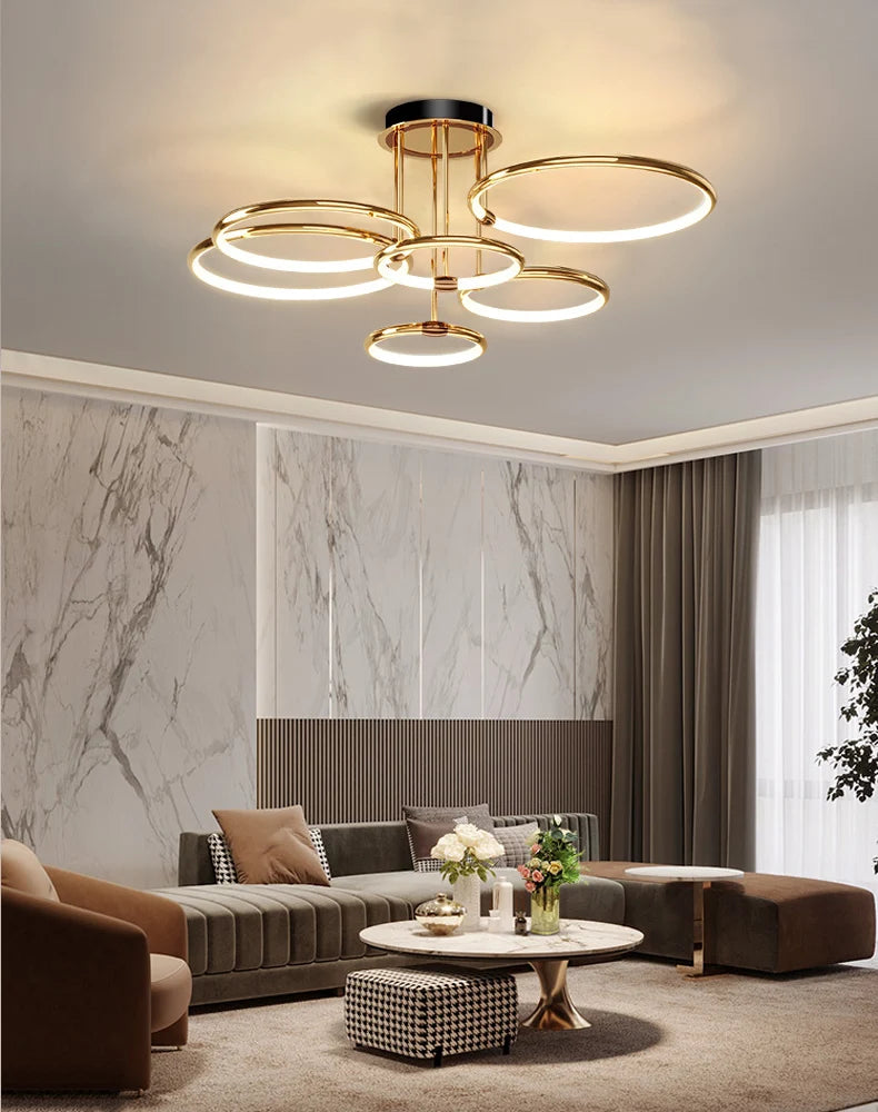 lampe de salon nordique design moderne pour une ambiance chaleureuse - vue 3 sur 10
