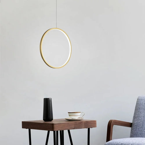 suspension circulaire moderne idéale pour bar ou cuisine - vue 5 sur 18
