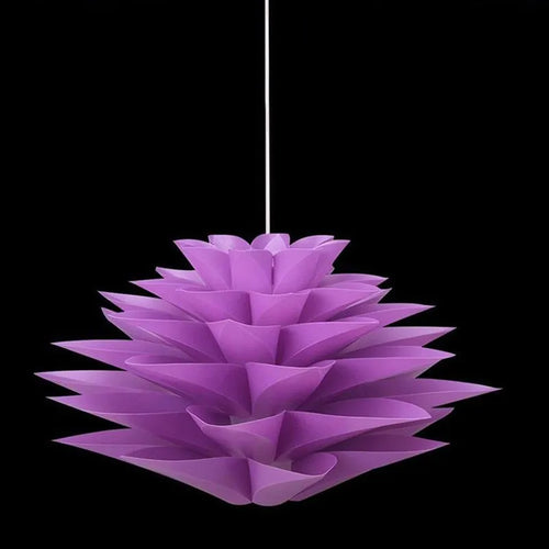 suspension 50 cm Lotus abat-jour Puzzle - vue 10 sur 10