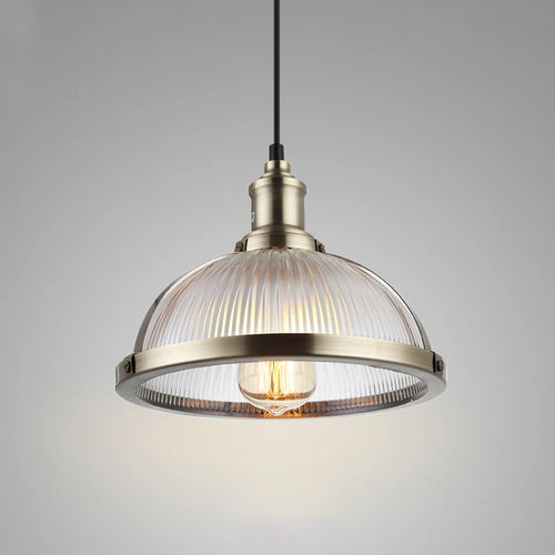 Vintage Suspension Luminaires Suspendus Abat-Jour En Verre Loft Luminaire Suspension Lampe de Suspension Led Pour Salle à manger Bureau E27 - vue 5 sur 8