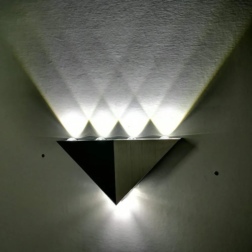 applique murale led double têtes brossée pour couloir et salon - vue 10 sur 13