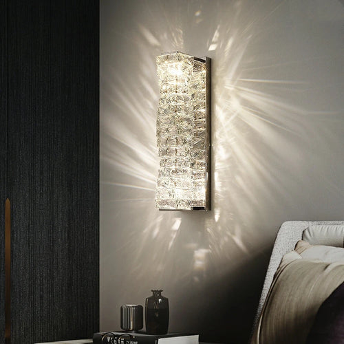 applique murale moderne en cristal décoration intérieure étoile élégante - vue 3 sur 18