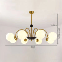 lustre moderne led décoration nordique éclairage intérieur