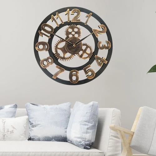 horloge murale style industriel décorative pour vente en gros - vue 2 sur 10