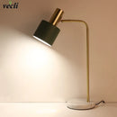 lampe de bureau led nordique réglable pour lecture et décoration
