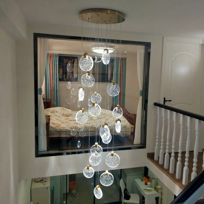lustre en cristal design pour intérieur moderne et élégant - vue 3 sur 17