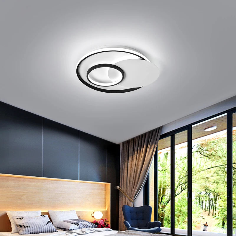 plafonnier moderne en aluminium pour décoration intérieure - vue 3 sur 8