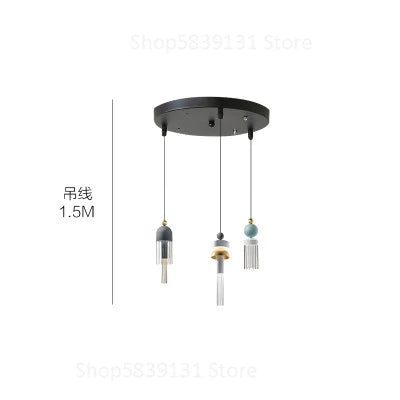 lustre moderne créatif d'art nordique pour bar et restaurant - vue 11 sur 11