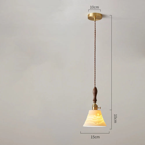 Suspension en bois et céramique nordique - vue 31 sur 30