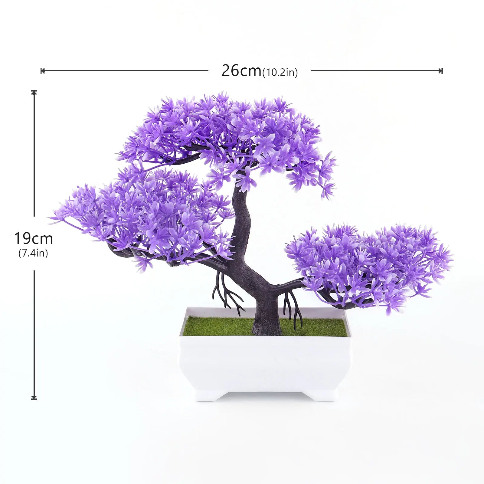 plante artificielle en pot pour décoration de bureau et jardin - vue 45 sur 45