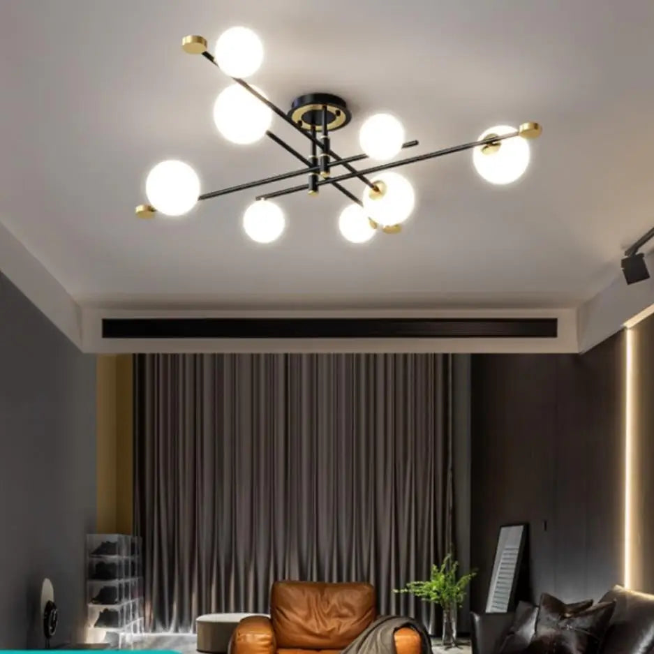 lustres led minimalistes pour éclairage intérieur moderne - vue 2 sur 7