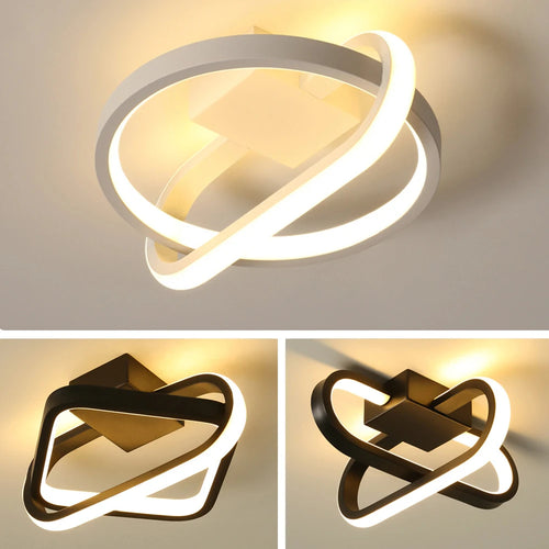 Suspension LED moderne chaud/froid décoration éclairage - vue 7 sur 12