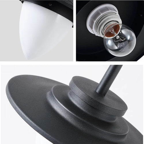 Lampadaire extérieur de pelouse pour jardin moderne en aluminium - vue 6 sur 8