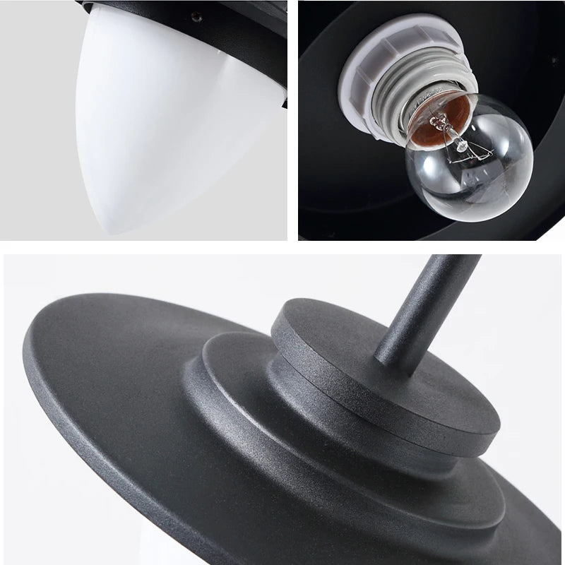 Lampadaire extérieur de pelouse pour jardin moderne en aluminium - vue 6 sur 8