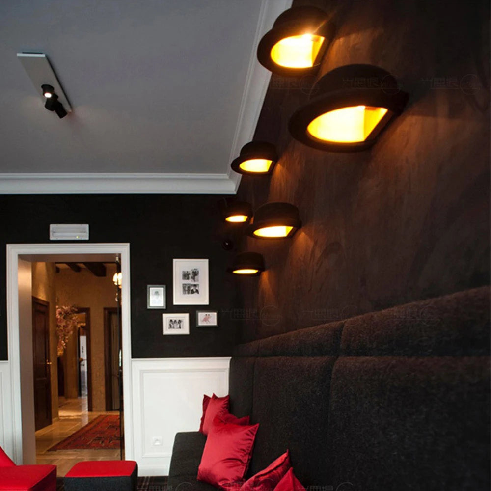 applique murale led design moderne étanche en aluminium pour intérieur - vue 4 sur 8
