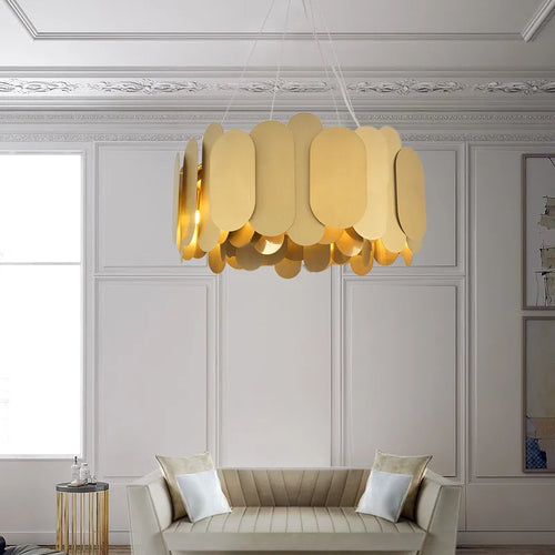 lustre à panneaux nordiques design pour décoration intérieure moderne - vue 3 sur 6