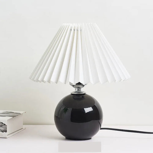 Lampe de table plissée coréenne - vue 24 sur 25