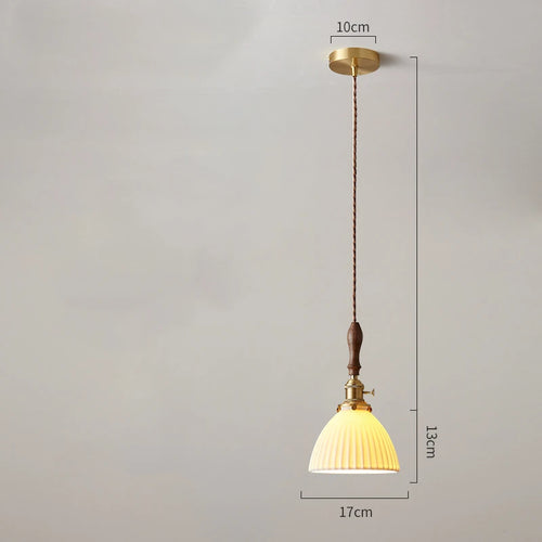 Suspension en bois et céramique nordique - vue 30 sur 30