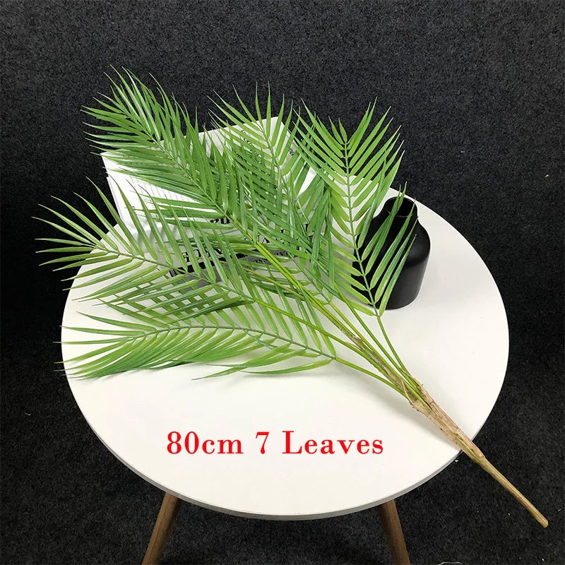 plantes tropicales palmier artificiel avec feuilles monstera décoration jardin - vue 7 sur 12