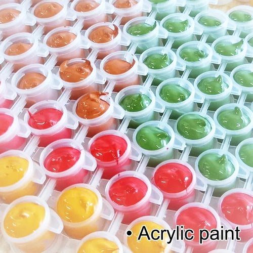 kit de peinture abstraite par numéros pour décoration intérieure - vue 6 sur 7