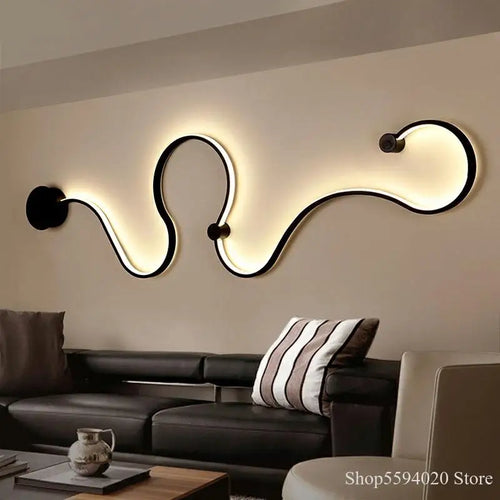 applique murale led moderne pour décoration intérieure élégante - vue 2 sur 10