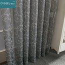Voilage jacquard floral géométrique style rétro pour salon