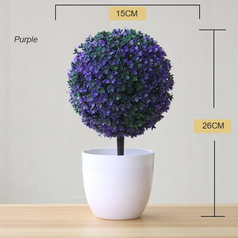 plante artificielle en pot pour décoration de bureau et jardin - vue 22 sur 45