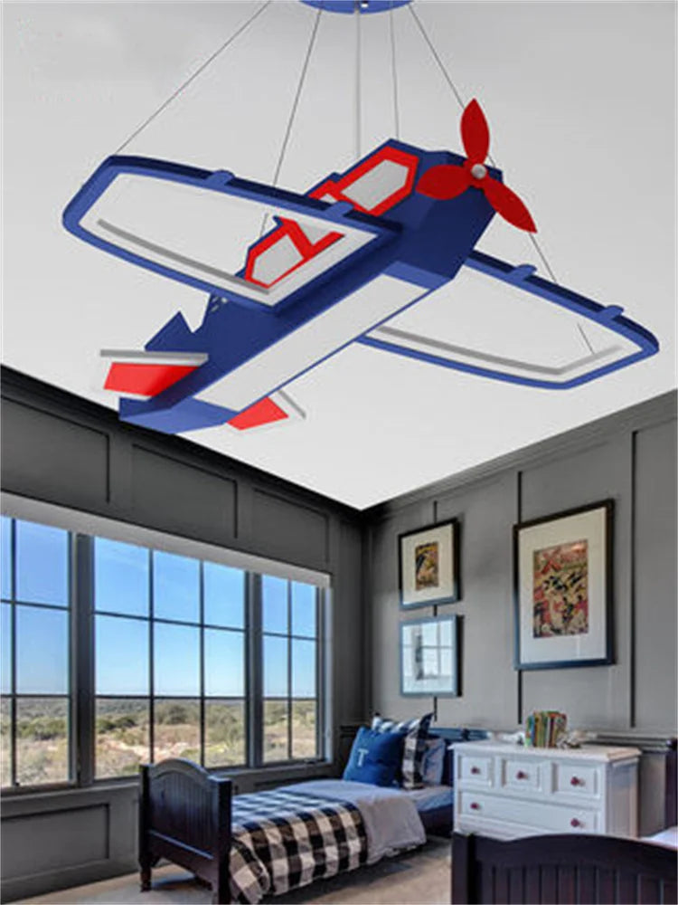 suspension enfant en forme d'avion pour chambre - vue 4 sur 7