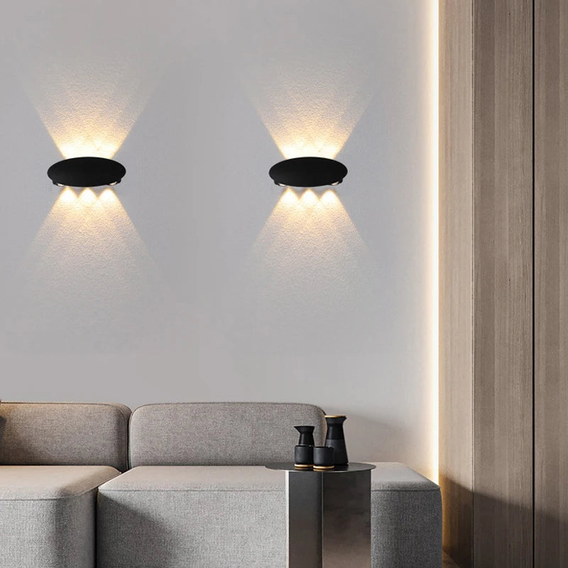 applique murale led moderne imperméable pour extérieur minimaliste - vue 4 sur 18