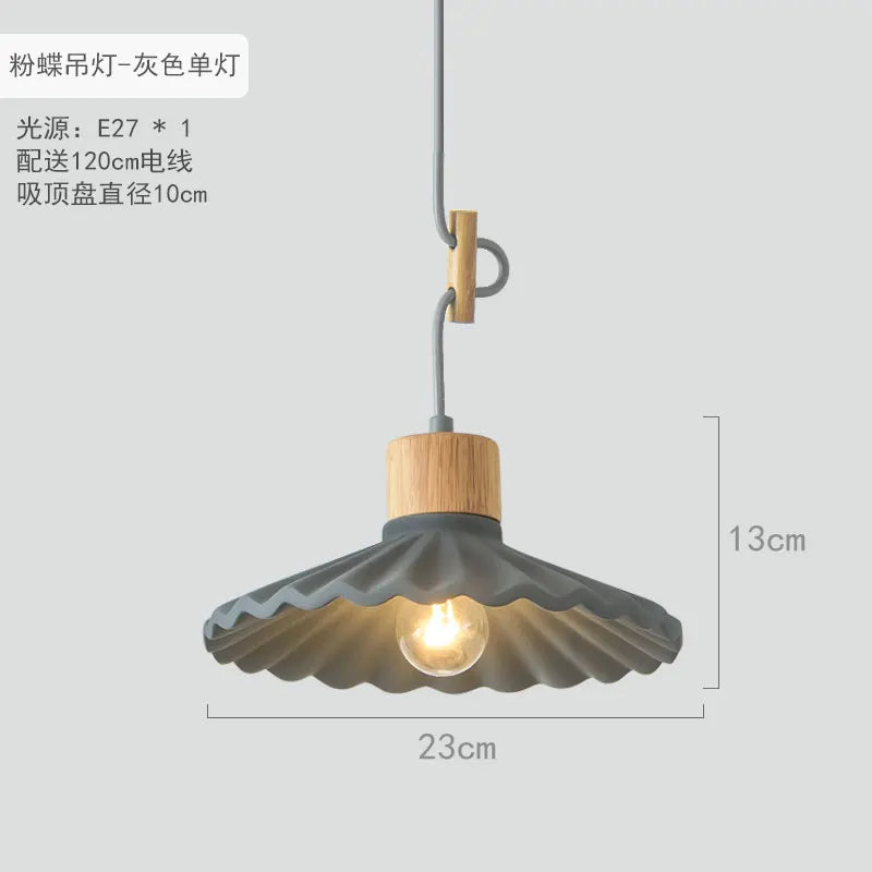 suspension simple moderne led en ciment nordique - vue 9 sur 16