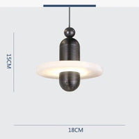 suspension moderne en marbre pour éclairage intérieur décoratif