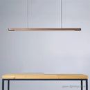 Suspension led en bois de style nordique idéale pour restaurant ou bureau